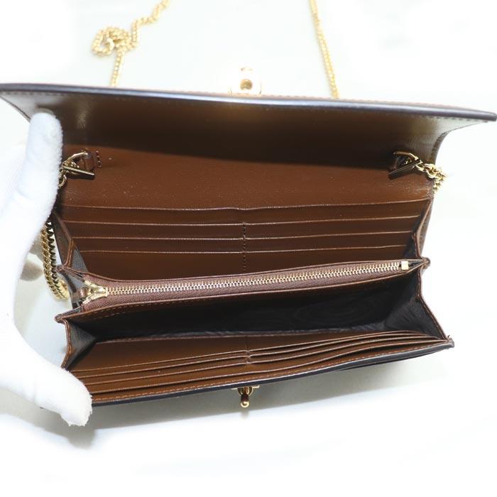 GUCCI グッチ ジャッキー 1961 チェーン付き コンチネンタルウォレット  