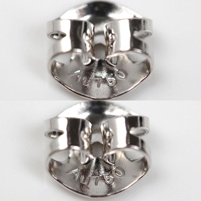TASAKI タサキ K18WG ホワイトゴールド ピアス ダイヤモンド1.00ct