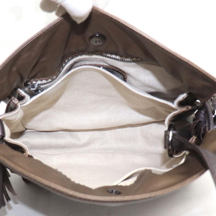 LOEWE（ロエベ） フラメンコ レザー 2Wayショルダーバッグ ブラウン