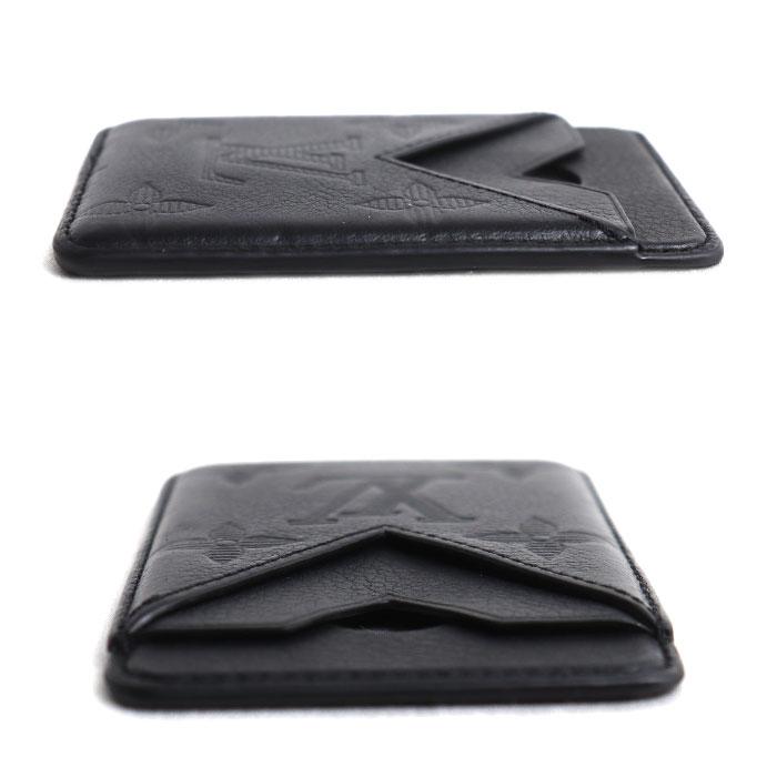 LOUIS VUITTON ルイ・ヴィトン/ポルトカルト・マグネット/モノグラム・シャドウ/M26738/ME4****/Aランク/89【中古】 LOUIS VUITTON（ルイ・ヴィトン） ポルト カルト・マグネット カード