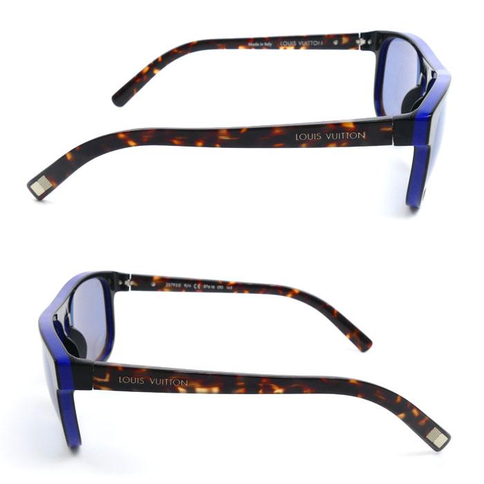LOUIS VUITTON ルイ・ヴィトン オリヴァー サングラス ブルー ブラック ハバナ柄 Z0792E 9JN 57□16 145 ユニセックス【中古】 LOUIS VUITTON（ルイ・ヴィトン） オリヴァー サングラス ブルー