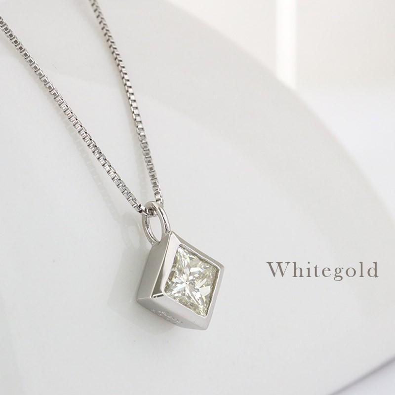 ネックレス ダイヤモンド レディース ジュエリー ダイヤネックレス 一粒 一石 K18 18金 ゴールド 0 3ct プリンセス プリンセスカット シンプル Nk セレクトジュエリーコフ 通販 Yahoo ショッピング