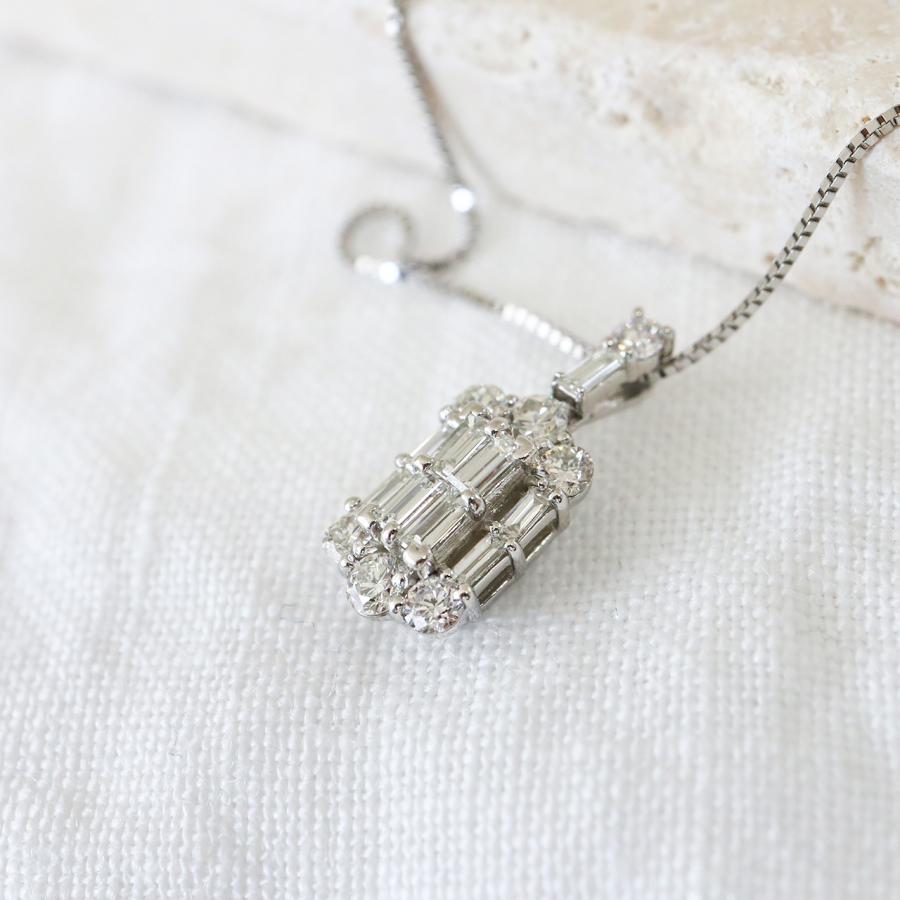 ダイヤモンド ネックレス レディース ペンダント 0.5ct K18 18金 ダイヤモンド ネックレス レディース ペンダント 0.5ct K18 18金