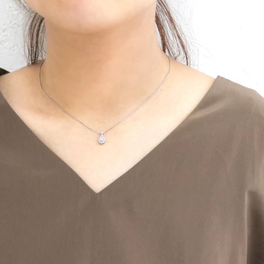 天然ダイヤモンドネックレス K18 雫 ペアシェイプカット ゴールド　一粒 18金 ネックレス 雫 k18 18k ゴールド 中空 ドロップ しずく