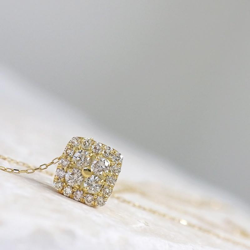 k24 k18ネックレスペンダント　ダイヤ付き 18金 24金 2.5g 純金 マリア ダイヤモンド ペンダント / K18 K24