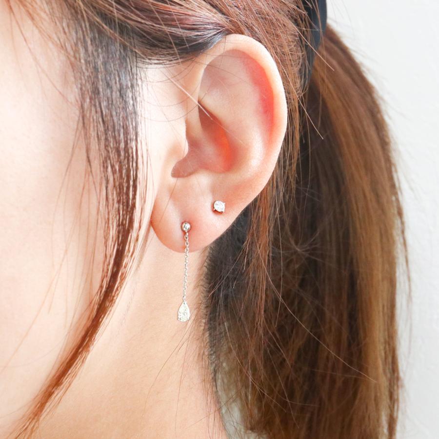 ダイヤモンドピアス 計0.3ct PT900 プラチナ ピアス ペア シアーズ ピアス ダイヤモンド 計0.3ct ダイヤモンド ピアス