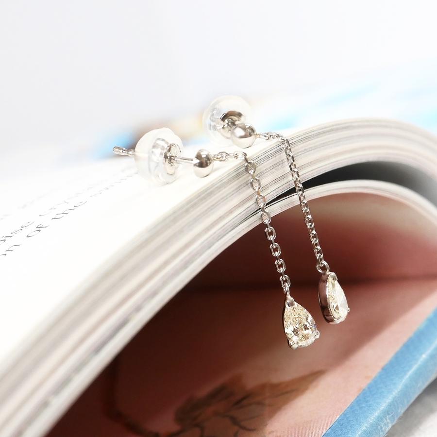 ダイヤモンドピアス 計0.3ct PT900 プラチナ ピアス ペア ダイヤモンドピアス 一粒ダイヤ 計 0.3ct Pt900 プラチナ ピアス