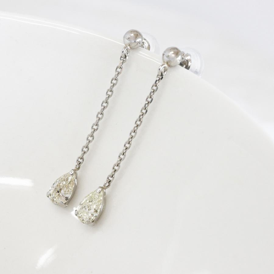 ダイヤモンドピアス 計0.3ct PT900 プラチナ ピアス ペア ダイヤモンドピアス 一粒ダイヤ 計 0.3ct Pt900 プラチナ ピアス