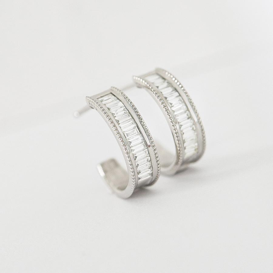 バケットカット　ダイヤモンド　ピアス　プラチナ ダイヤモンド ピアス レディース フープ プラチナ pt900 0.3ct