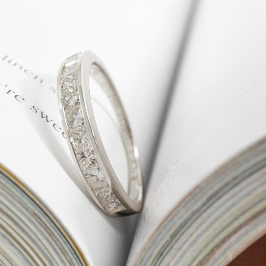 ダイヤモンド リング プラチナ 指輪 レディース pt900 プリンセス 1ct 
