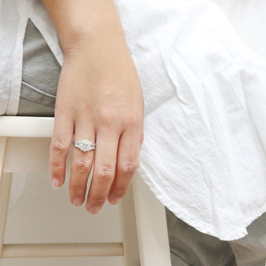 プラチナ リング ダイヤモンド レディース 1ct 1カラット pt900 プラチナ リング ダイヤモンド レディース 1ct 1カラット pt900