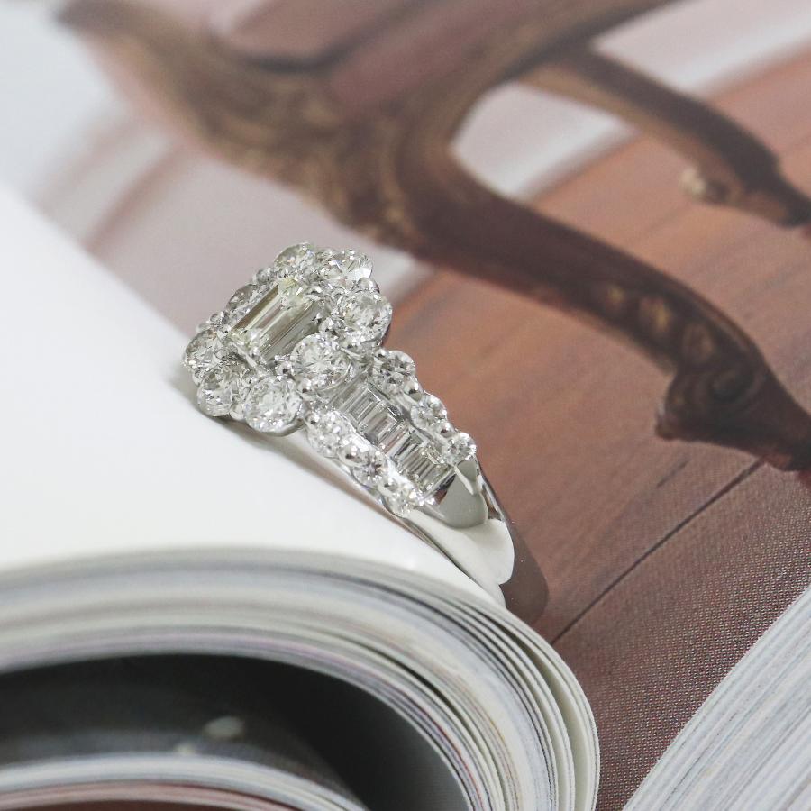 プラチナ リング ダイヤモンド レディース 1ct 1カラット pt900 プラチナ リング ダイヤモンド レディース 1ct 1カラット pt900