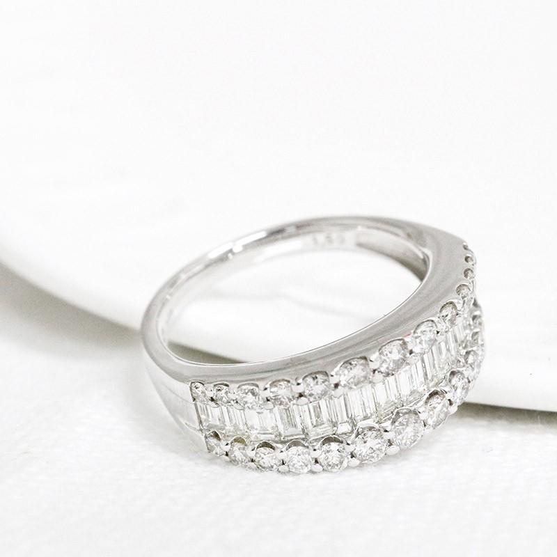 ダイヤモンドリング 指輪 レディース k18 18金ゴールド 1.5ct 1.5 