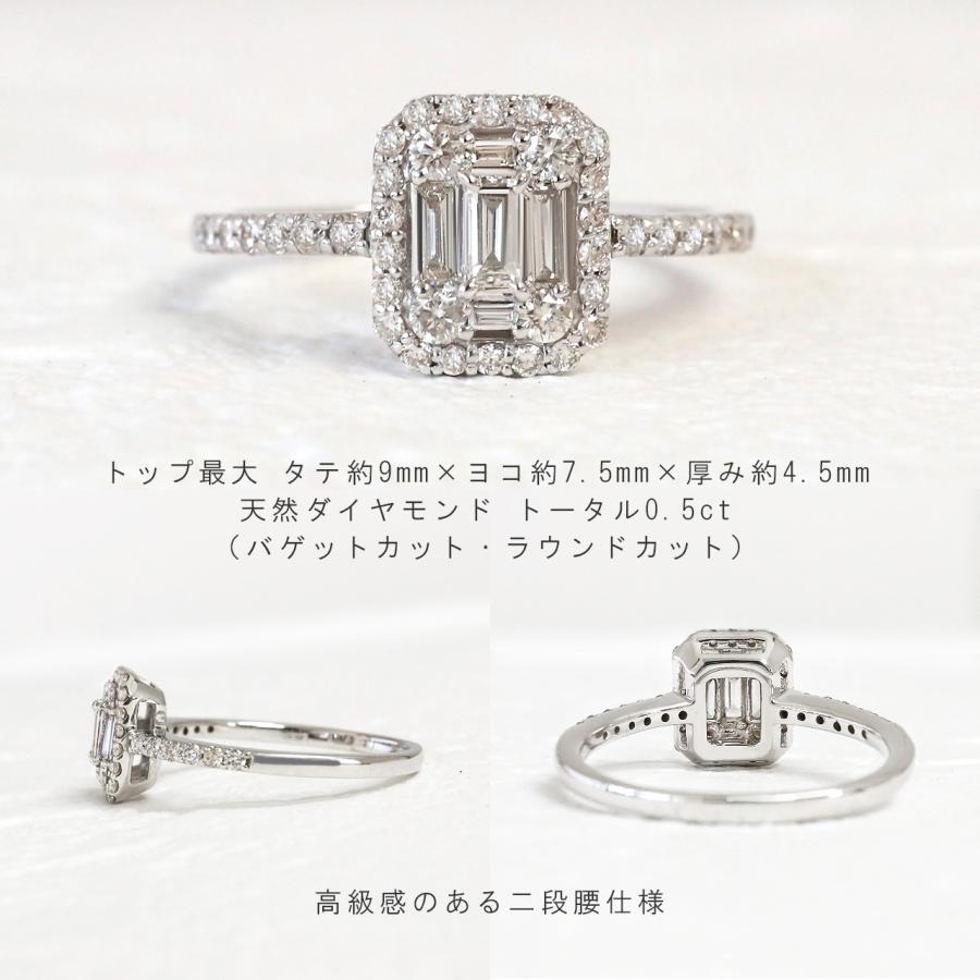 ダイヤモンド リング 指輪 レディース 0.5ct k18 18金 18k イエロー