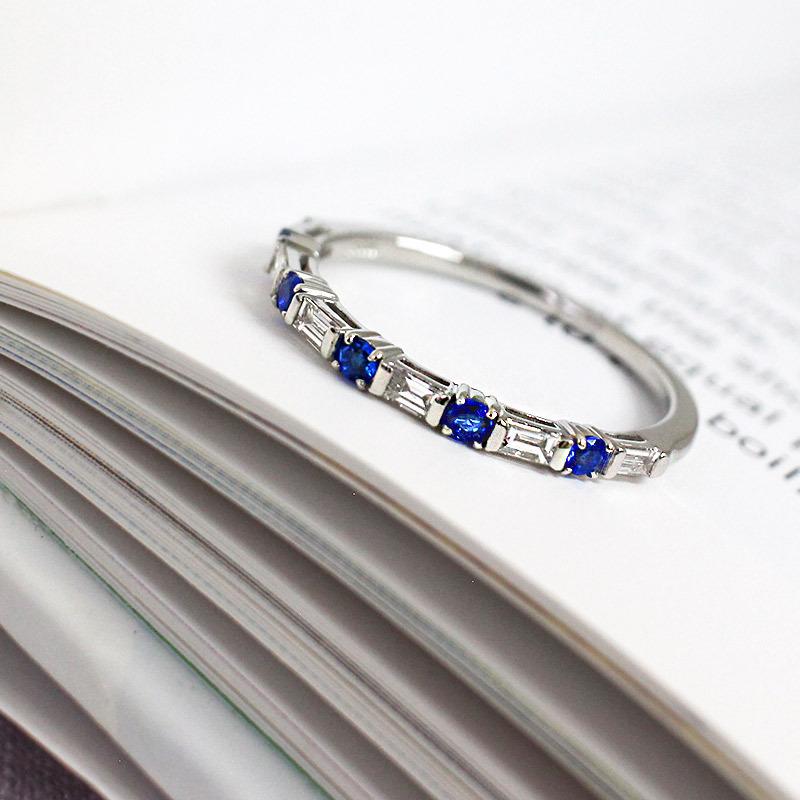 エタニティリング レディース ダイヤモンドリング 指輪 k18ホワイト  