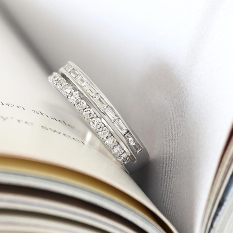 リング 指輪 ダイヤモンド レディース エタニティ 0.5ct k18 18