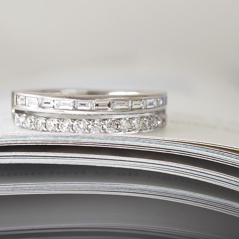 バケットダイヤモンドエタニティリング　0.5カラット リング 指輪 ダイヤモンド レディース エタニティ 0.5ct