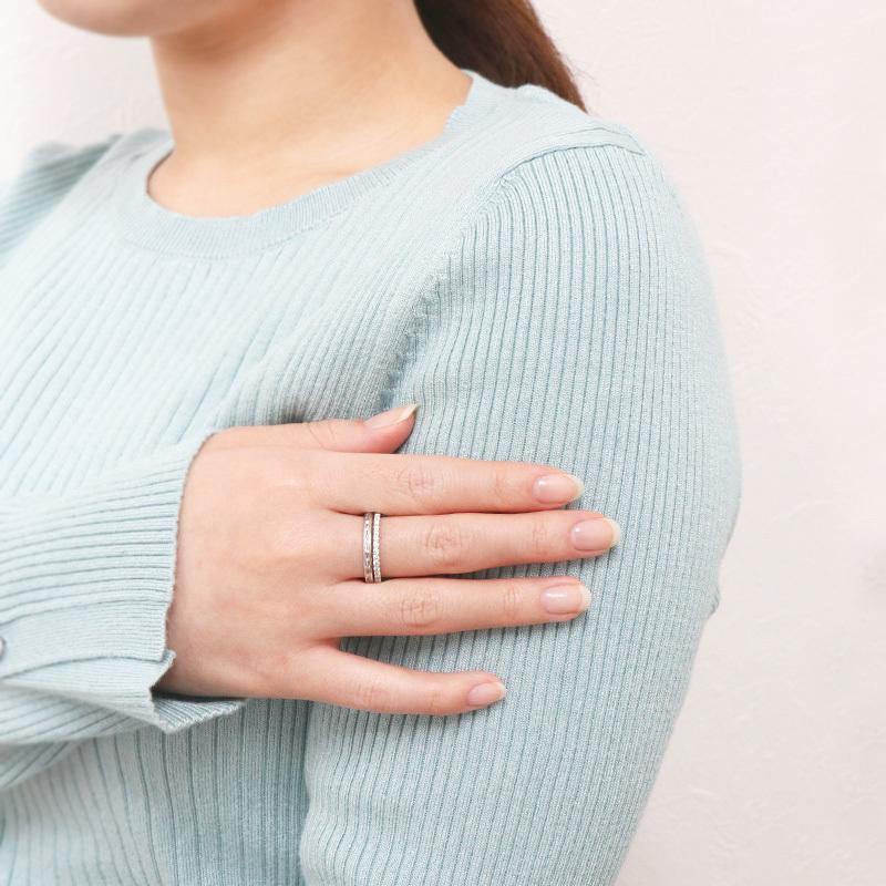 リング 指輪 ダイヤモンド レディース エタニティ 0.5ct