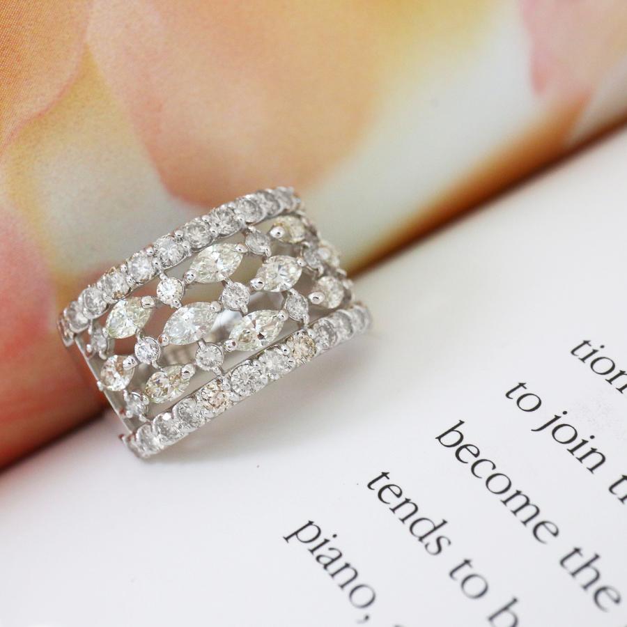 k18 ダイヤモンド リング レディース 指輪 2.0ct 2カラット 18金 