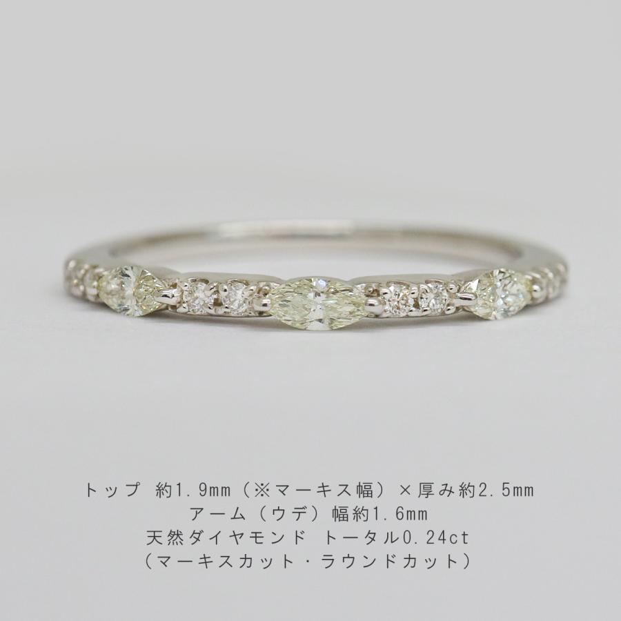 ダイヤモンド リング レディース K18 18金 ゴールド マーキス ダイヤモンド リング レディース K18 18金 ゴールド マーキス