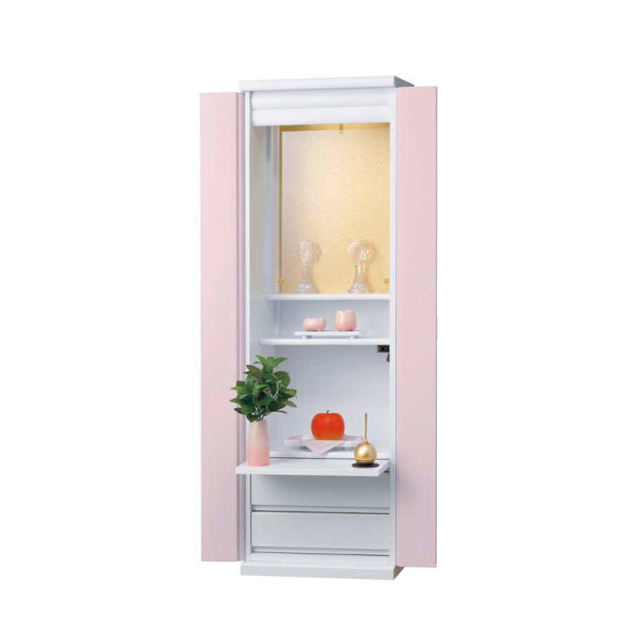 ルーチェ（ピンク）創価学会仏壇 創価学会仏具 ミニ仏壇 コンパクト