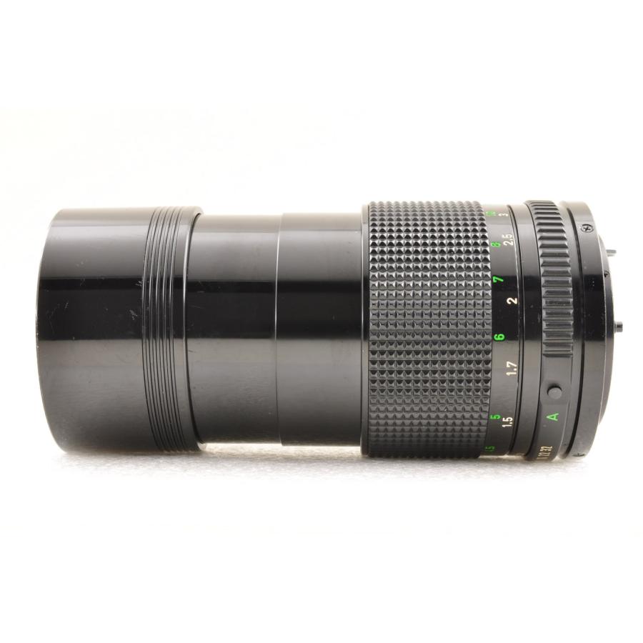 Canon AE-1 ブラック 35mm 一眼レフ フィルムカメラ ボディ +New FD 135mm F3.5 MF ポートレート 単焦点 交換レンズ キャノンの画像