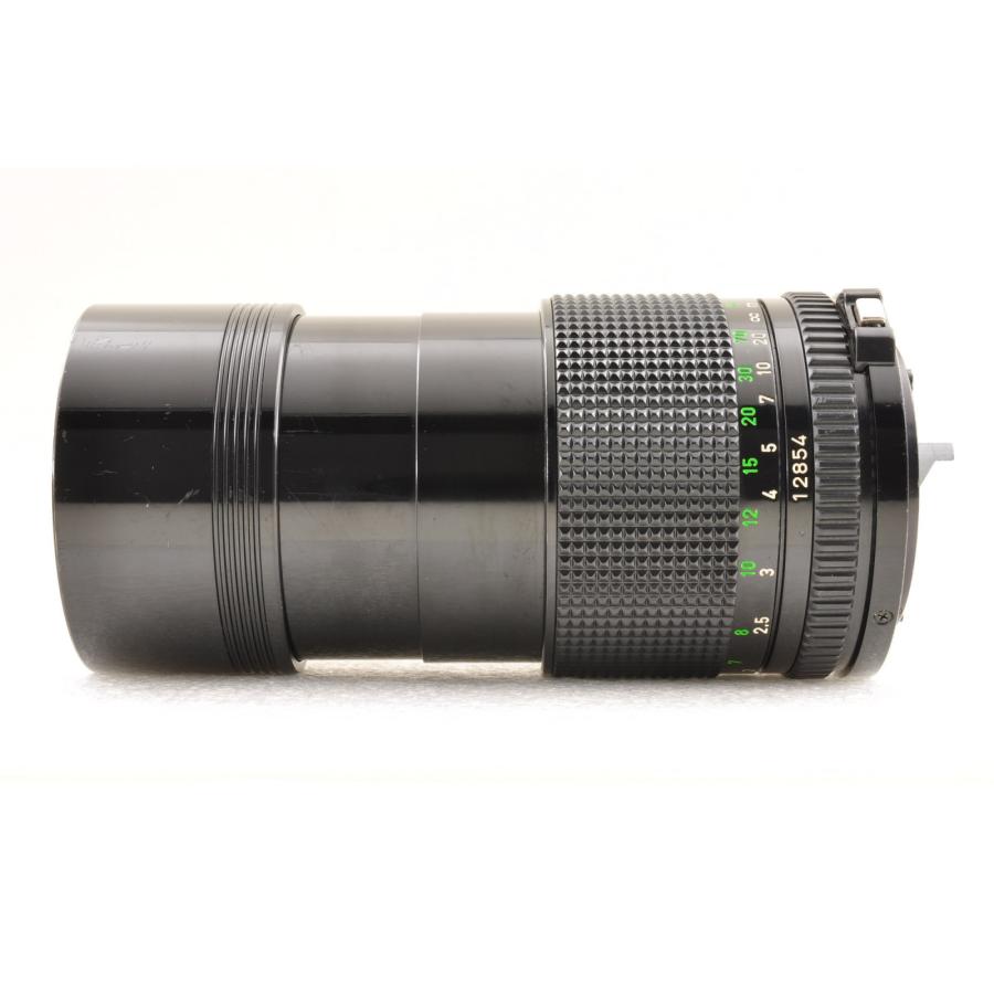 Canon AE-1 ブラック 35mm 一眼レフ フィルムカメラ ボディ +New FD 135mm F3.5 MF ポートレート 単焦点 交換レンズ キャノンの画像