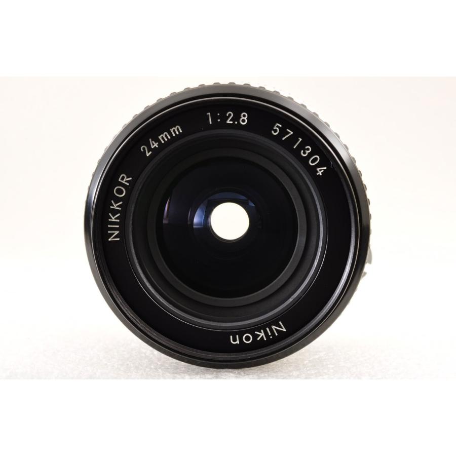 Nikon F2 Photomic DP-1 ブラック 35mm 一眼レフ フィルムカメラ+Ai Nikkor 24mm f/2.8 MF 広角 単焦点 カメラレンズ 交換レンズ ニコンの画像