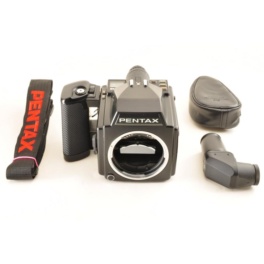 Pentax 645 中判 フィルムカメラ ボディ 120フィルムホルダー ペンタックス ， Pentax 645 リフコンバーターアングル ファインダー付き_1