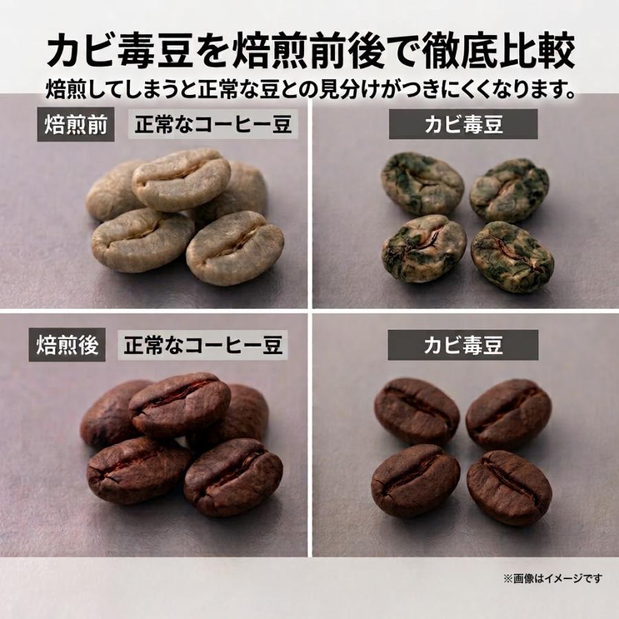 極上カビなしコーヒー デカフェ 200g(20杯分)から1kg(100杯分) JAS認証