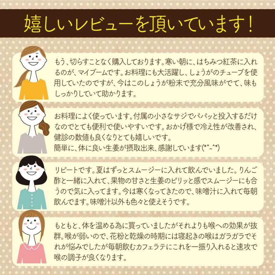高知産黄金しょうが100% しょうが粉末 50g 送料無料 国産100％ ジンジャー パウダー 乾燥生姜 黄金生姜 坂田信夫商店 | 坂田信夫商店 | 16