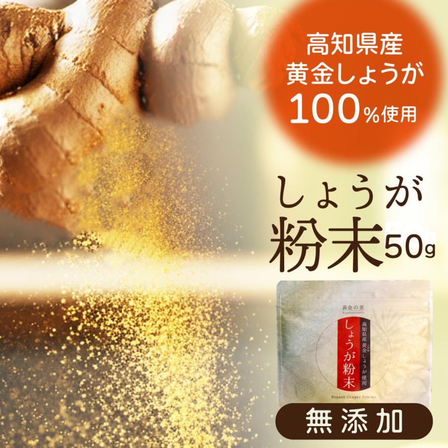高知産黄金しょうが100% しょうが粉末 50g 送料無料 国産100％ ジンジャー パウダー 乾燥生姜 黄金生姜 坂田信夫商店 | 坂田信夫商店 | 01