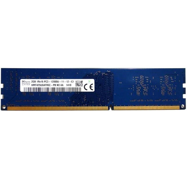 中古 SK Hynix 2GB DDR3 1Rx16 Desktop PC3-12800U HMT425U6AFR6C-PB 高品質 デスクトップPC用メモリ 送料0円 RAM Memory