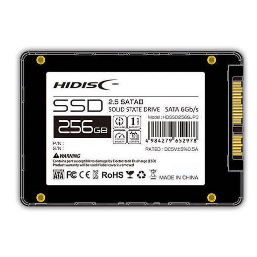 新品】HIDISC HIDISC 2.5inch SATA SSD 256GB HDSSD256GJP3 : コガPC