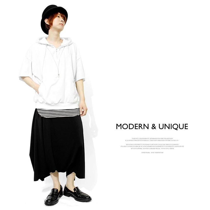 送料無料 サルエルパンツ メンズ バルーン ロング ワイド ビッグ