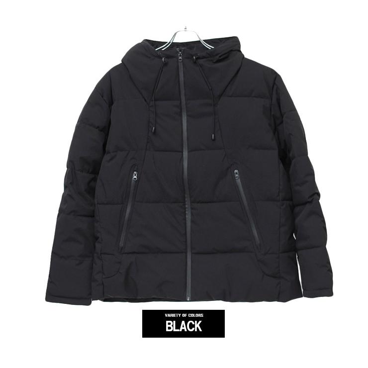 専用SYSORUS ダウンジャケット ボンディング 切り替え パーカー SPU（スプ） パーカー 「セットアップ対応」ダウンフェザー切り替え裏