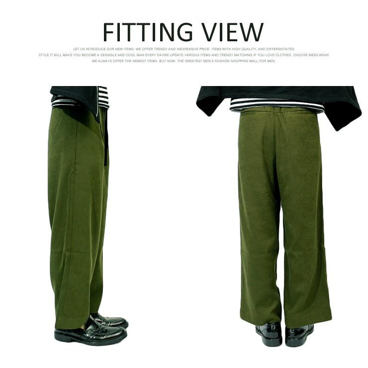 ワイドパンツ メンズ スウェードタッチ 無地 ゆったり ゆる リラックス ウエストゴム イージーパンツ スエード スウェード 3035 メンズファッション Kogare 通販 Yahoo ショッピング