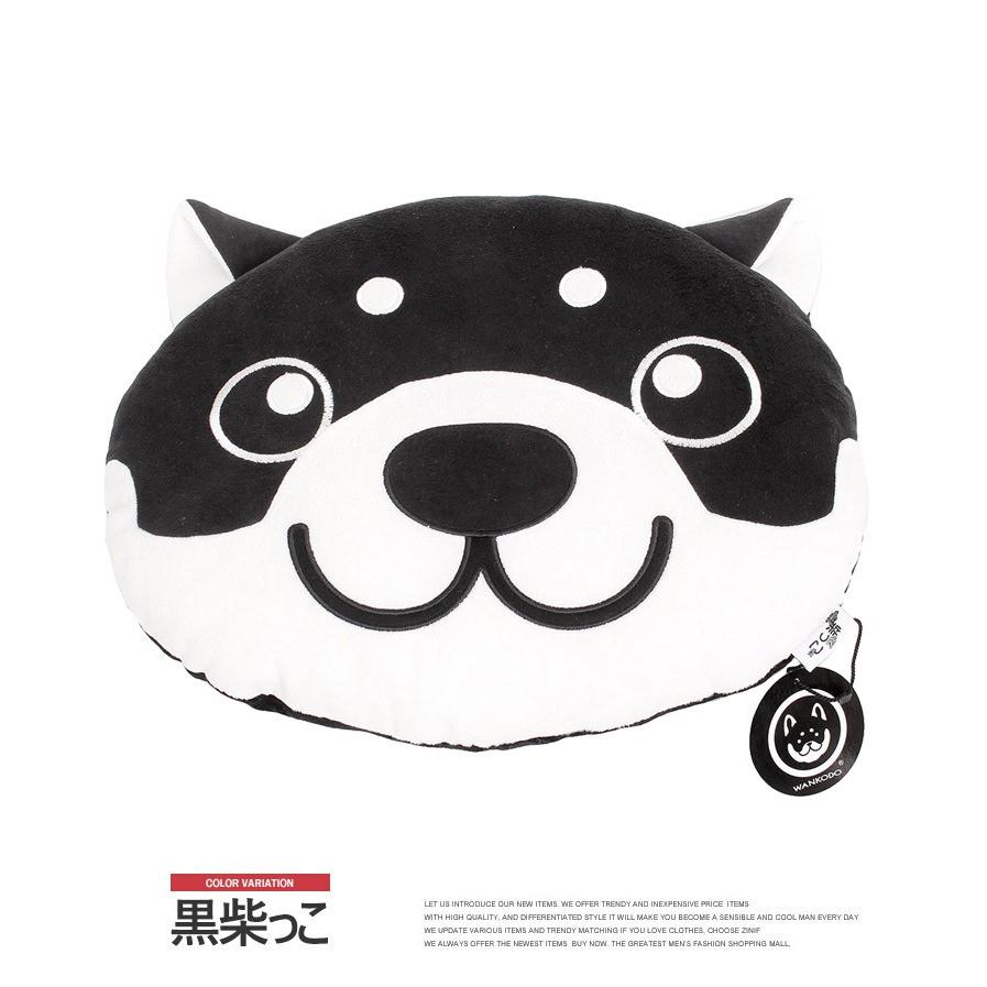 和んこ堂 フェイス クッション 耳付き 京都発祥 柴犬 ゆるキャラ わんこ堂 キャラクター 黒柴 赤柴 座布団 枕 まくら メンズファッション Kogare 通販 Yahoo ショッピング