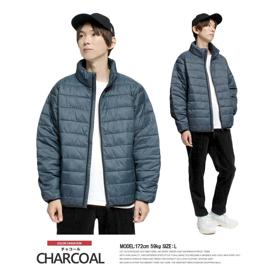 中綿 ダウンジャケット メンズ 大きいサイズ ナイロン 撥水加工 光発熱