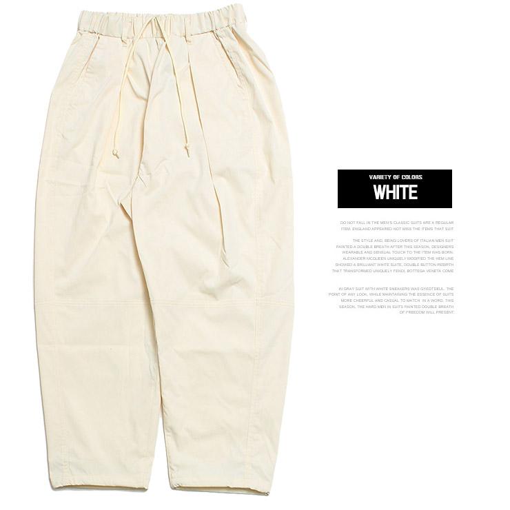 バルーンパンツ メンズ 大きいサイズ ウエストゴム フロントタック