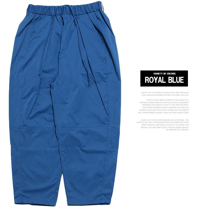 バルーンパンツ メンズ 大きいサイズ ウエストゴム フロントタック