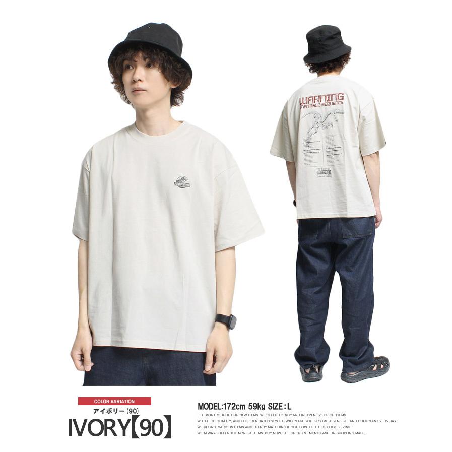 JURASSIC PARK(ジュラシックパーク) 半袖 Tシャツ メンズ ピグメント風