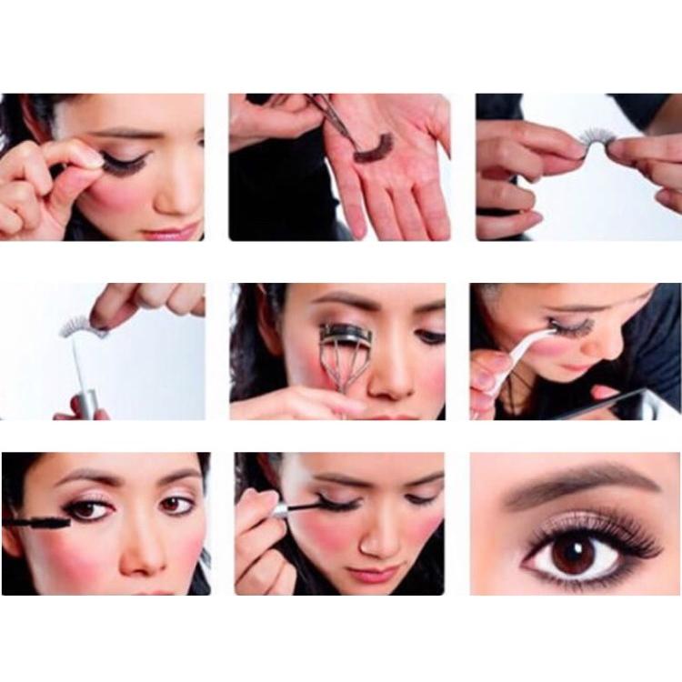 送料無料】slow life ナチュラルミンク 3D つけまつげ 3ペア ふんわり