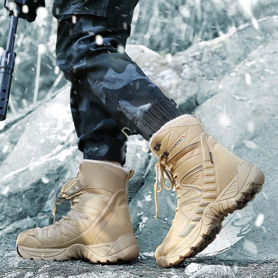 防寒対策 スノーシューズ メンズ 防水 防寒ブーツ 裏ボア ヒール