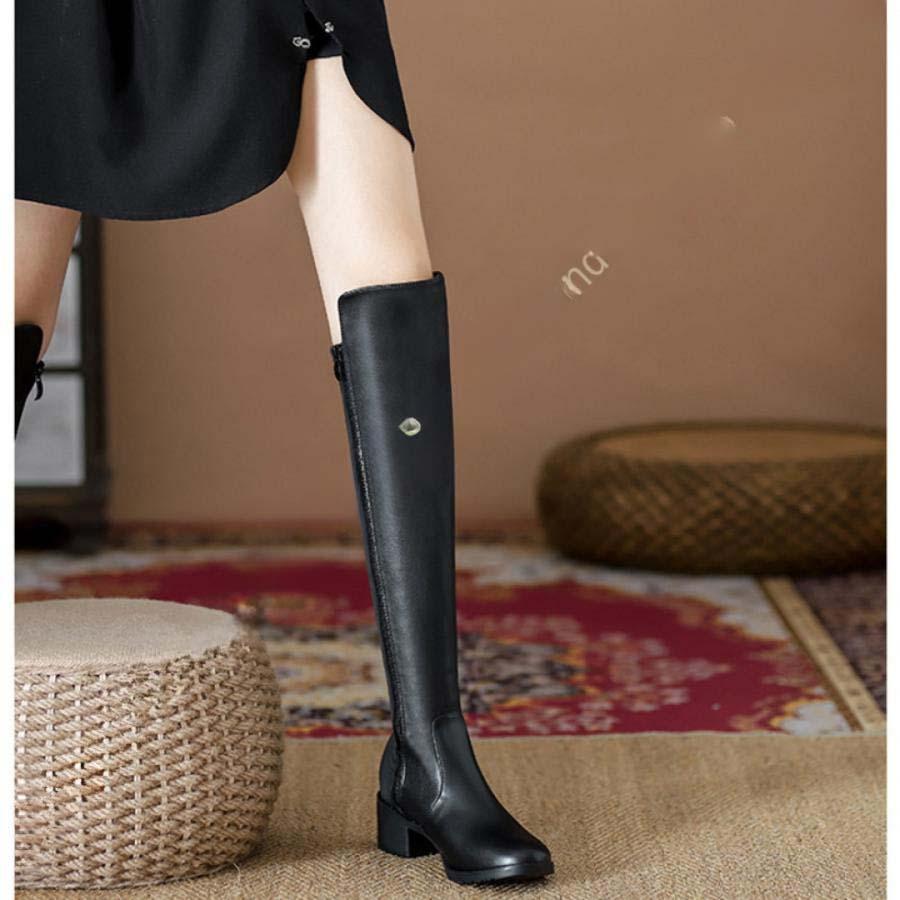 オーバーニーハイブーツ ロングブーツ 本革 秋 冬 レディース