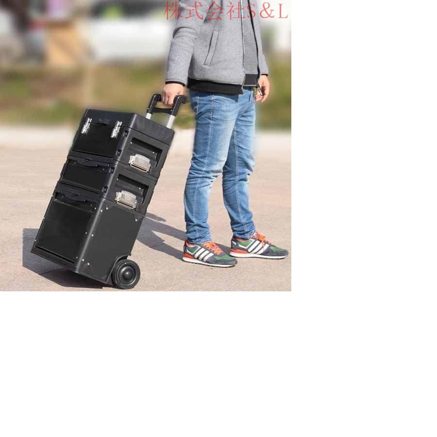 3段ツールカート 金属レバー 工具箱 ツールチェスト 株式会社S＆L DIY