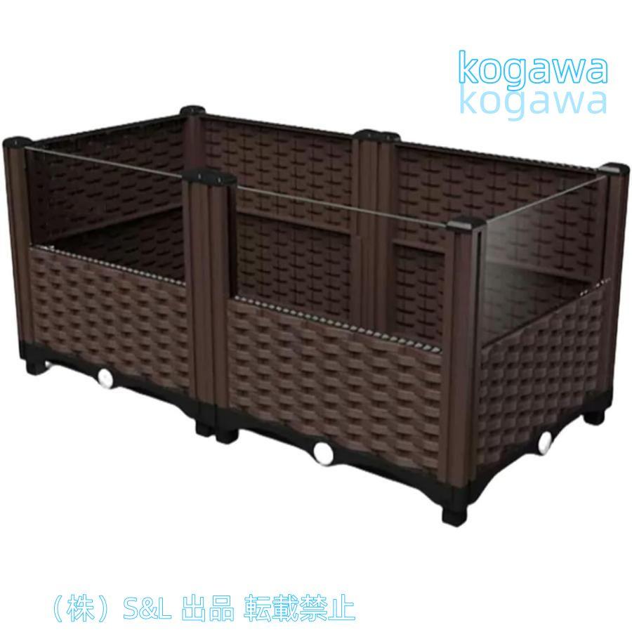 亀の飼育ケージ オープンガラスケージカメ用 プラスチック+ガラス 景観