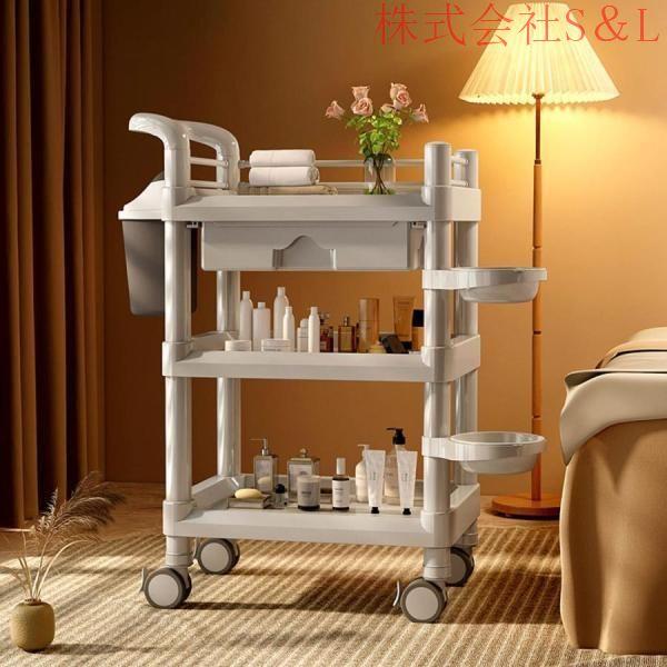 医療用ワゴン（キャスター付き） 医療用 ワゴン キャスター付き 3段 カート 株式会社S＆L マルチ