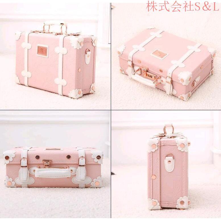 ミニキャリーバッグ トランクケース ハンドバッグ 軽量 小さい