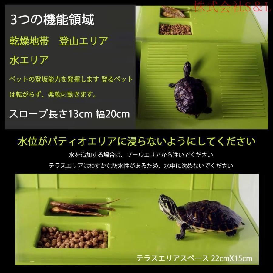 亀 ケージ タートルタンクカメの水槽タートル ヴィラ楽園 ボックス